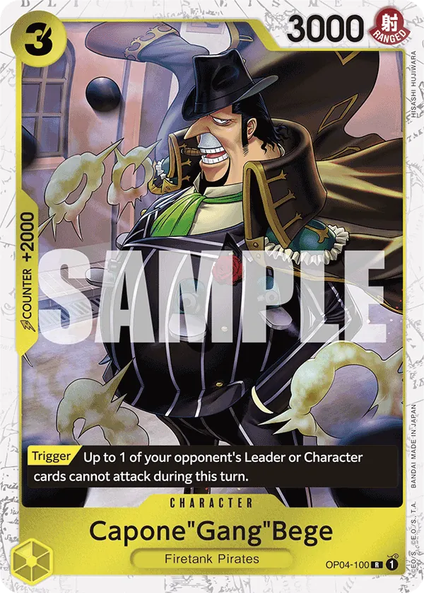 Capone"Gang"Bege OP04-100 Pirate Foil