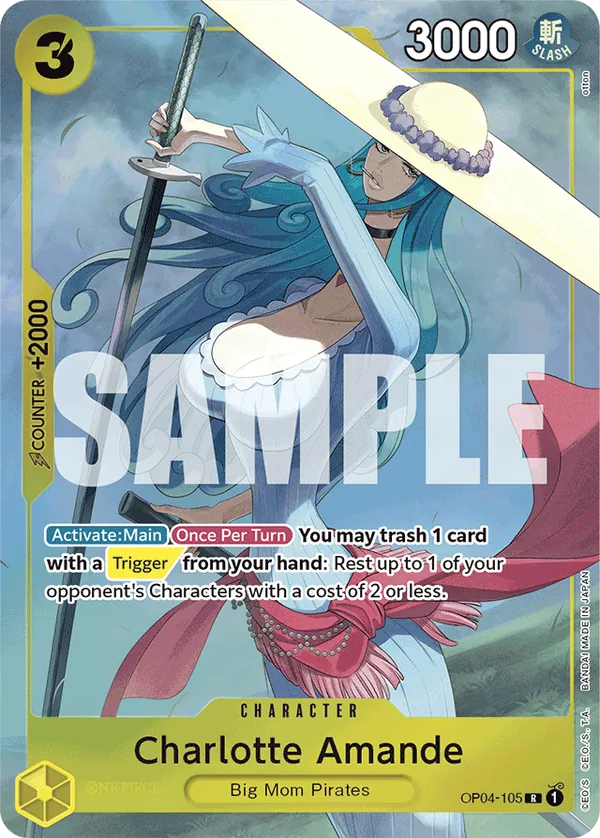 Charlotte Amande OP04-105 Alternate Art