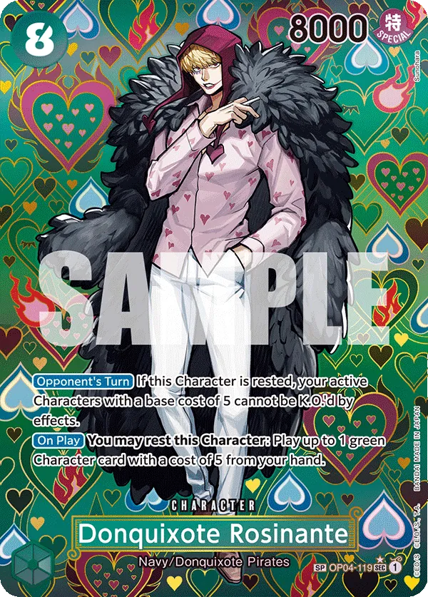 Donquixote Rosinante OP04-119 Alternate Art