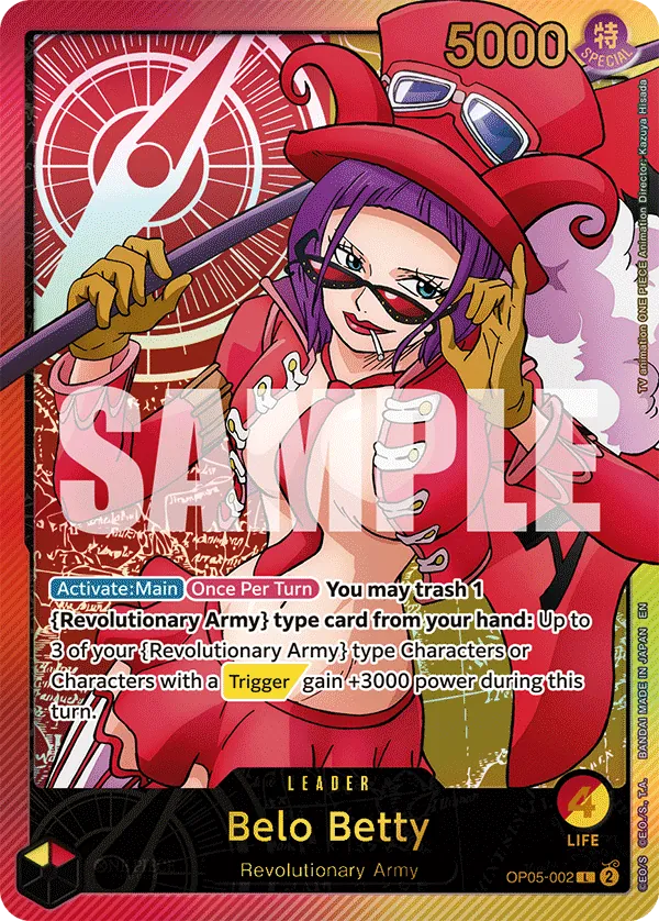 Belo Betty OP05-002 Alternate Art