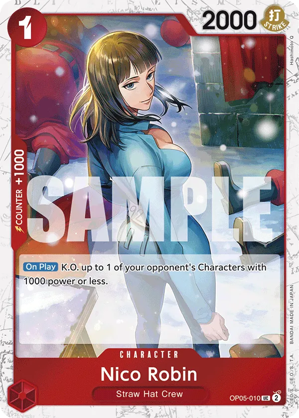 Nico Robin OP05-010 Pirate Foil