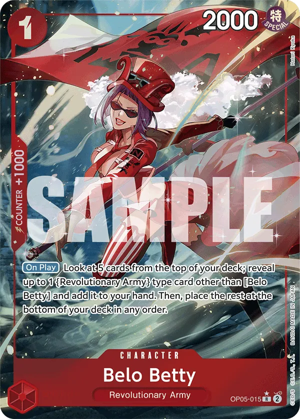 Belo Betty OP05-015 Full Art