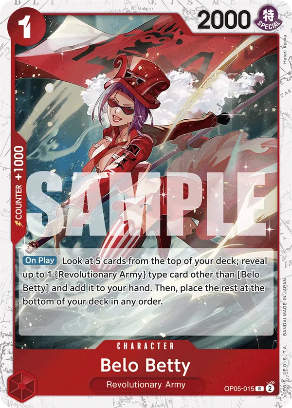 Belo Betty OP05-015 Pirate Foil