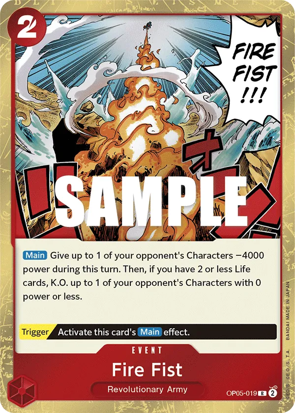 Fire Fist OP05-019 Normal
