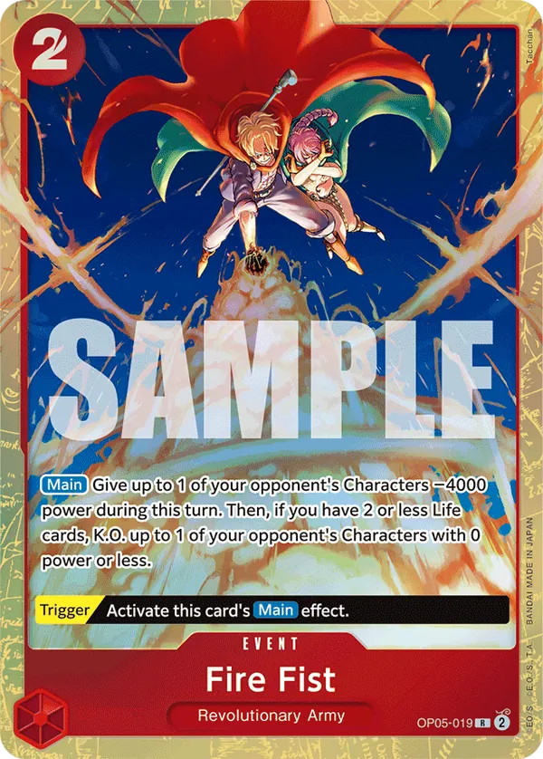 Fire Fist OP05-019 Alternate Art
