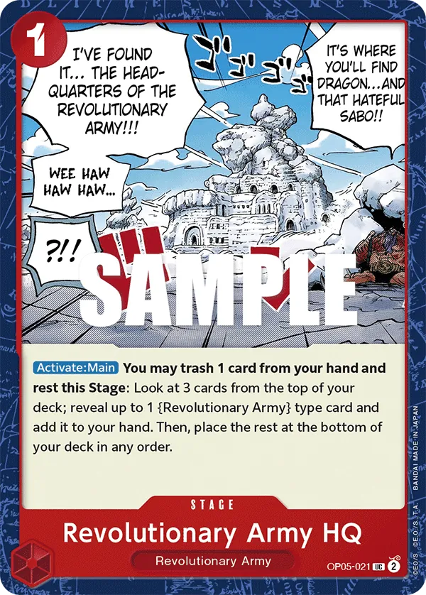 Revolutionary Army HQ OP05-021 Normal