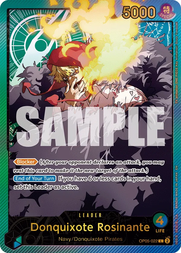 Donquixote Rosinante OP05-022 Alternate Art