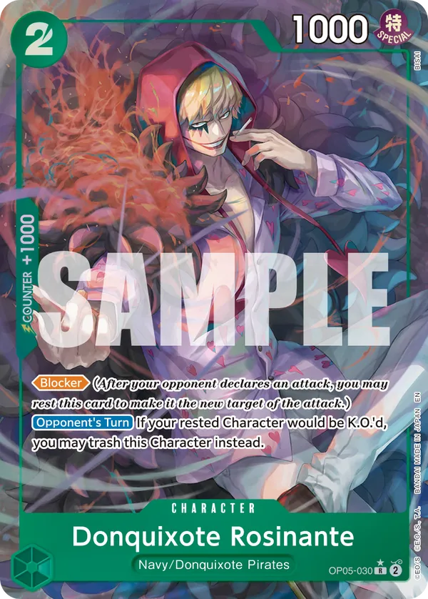 Donquixote Rosinante OP05-030 Alternate Art