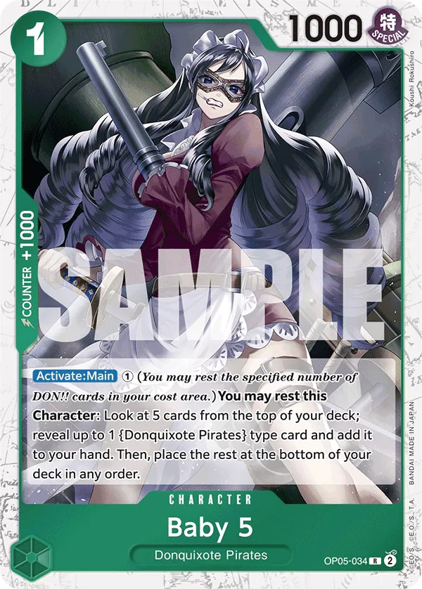 Baby 5 OP05-034 Pirate Foil