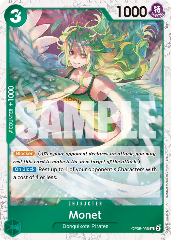 Monet OP05-036 Pirate Foil