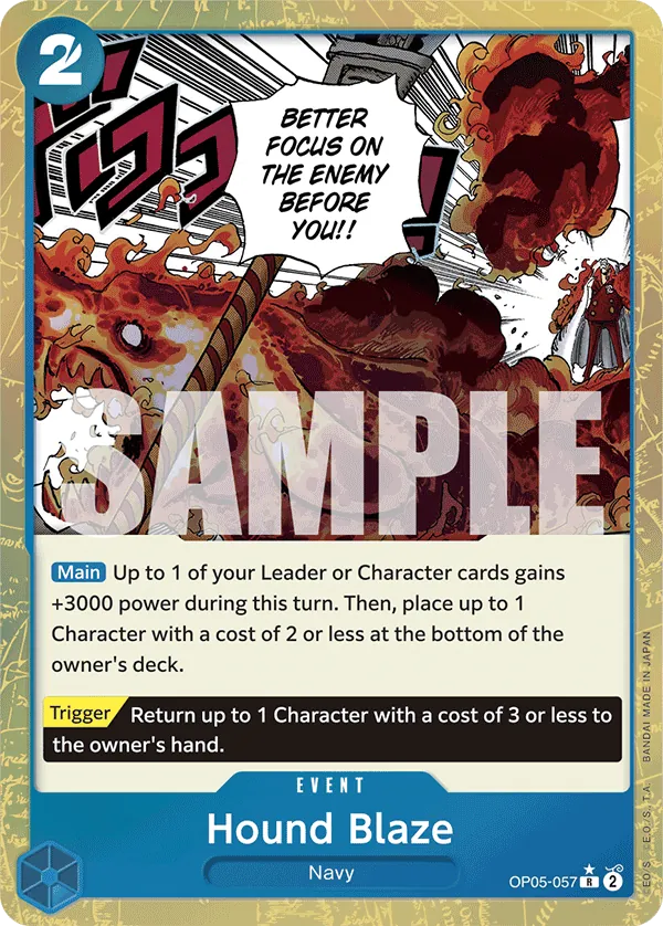 Hound Blaze OP05-057 Alternate Art