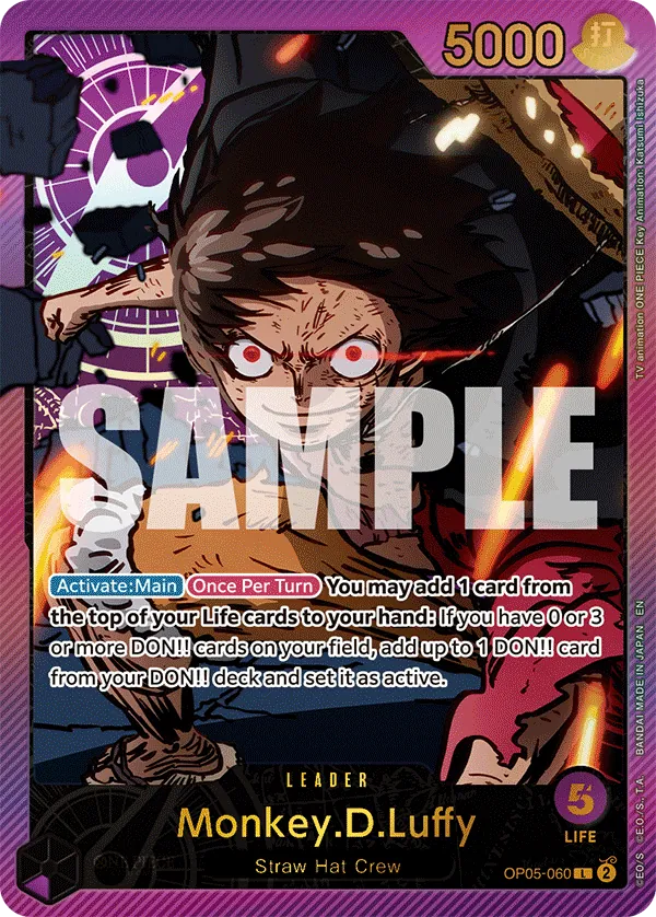Monkey.D.Luffy OP05-060 Alternate Art