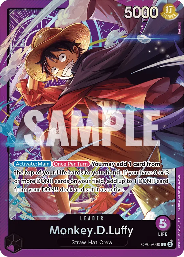Monkey.D.Luffy OP05-060 Alternate Art
