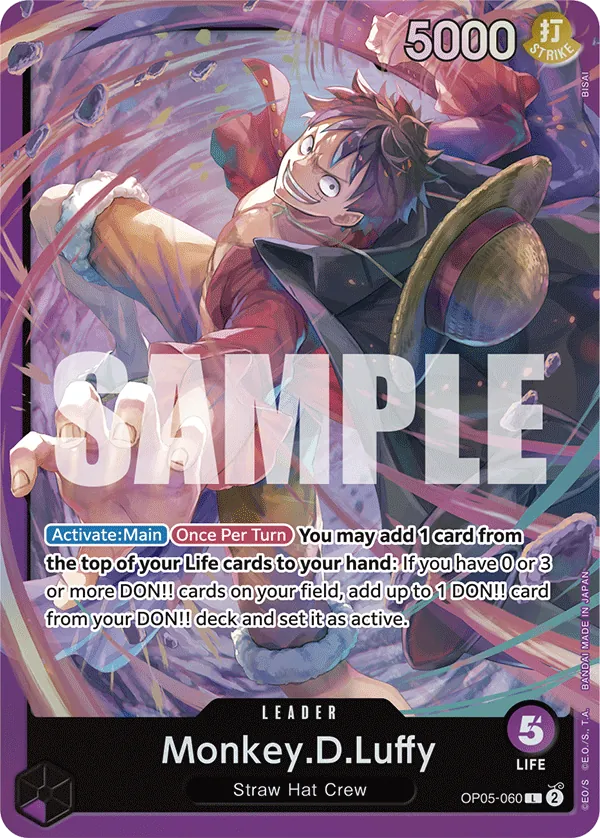 Monkey.D.Luffy OP05-060 Alternate Art