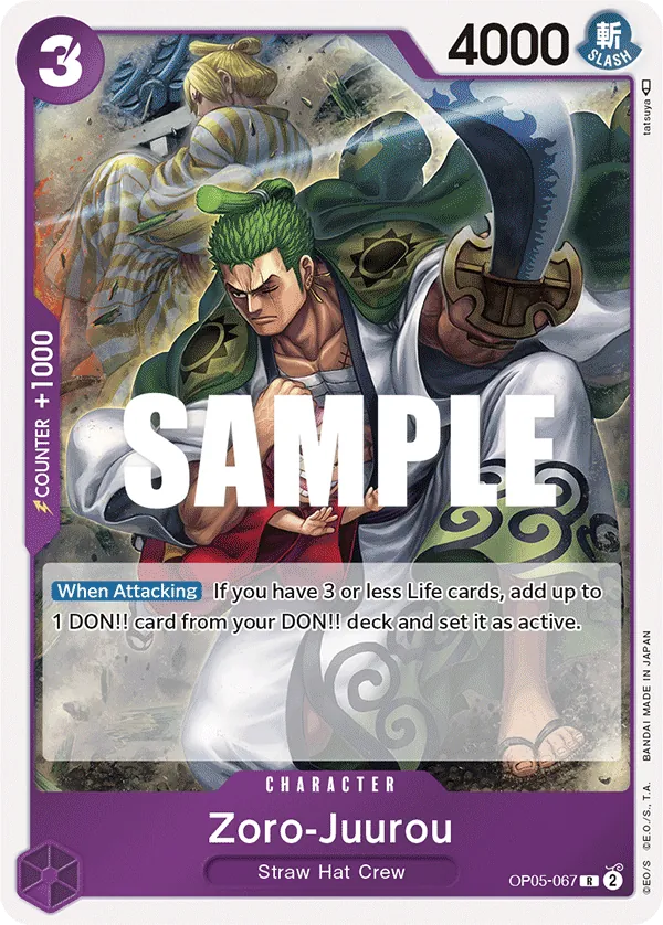 Zoro-Juurou OP05-067 Reprint