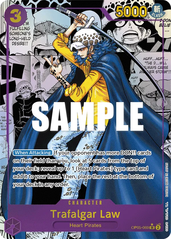Trafalgar Law OP05-069 Manga Rare