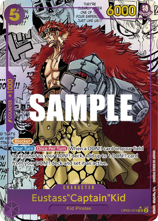 Eustass"Captain"Kid OP05-074 Manga Rare