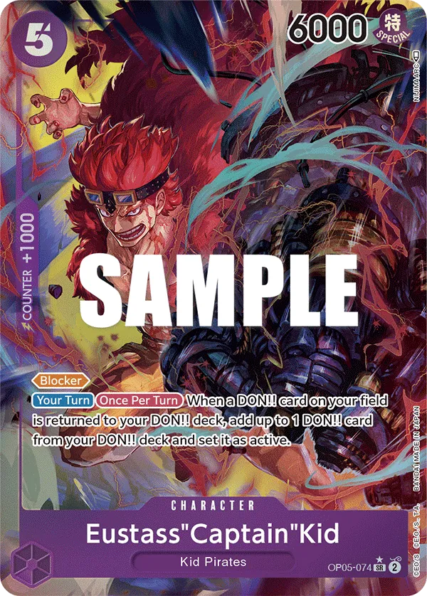 Eustass"Captain"Kid OP05-074 Parallel