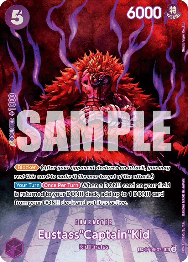 Eustass"Captain"Kid OP05-074 Alternate Art