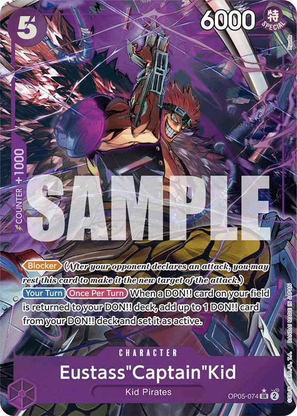 Eustass"Captain"Kid OP05-074 Alternate Art
