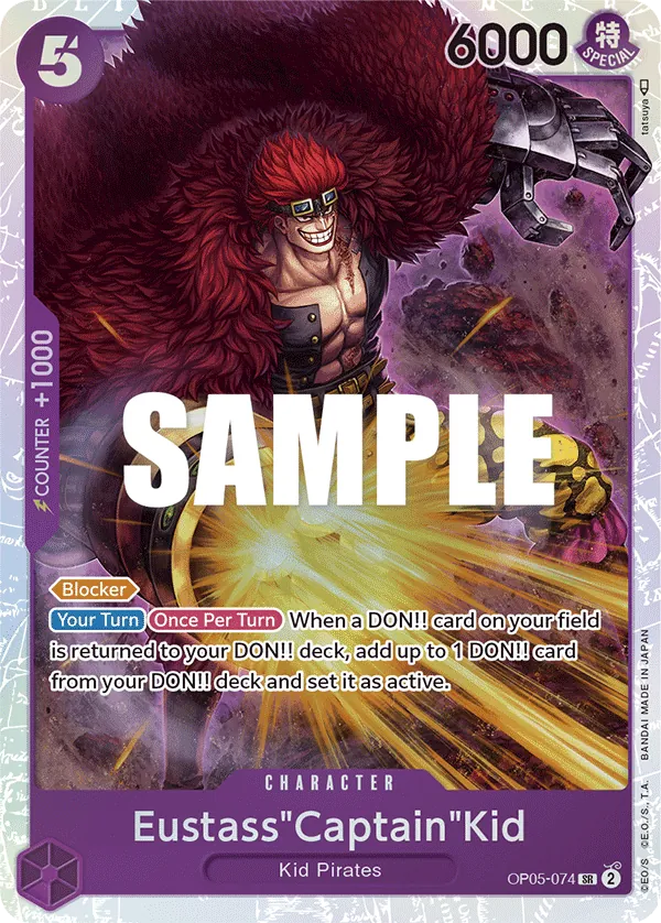 Eustass"Captain"Kid OP05-074 Reprint