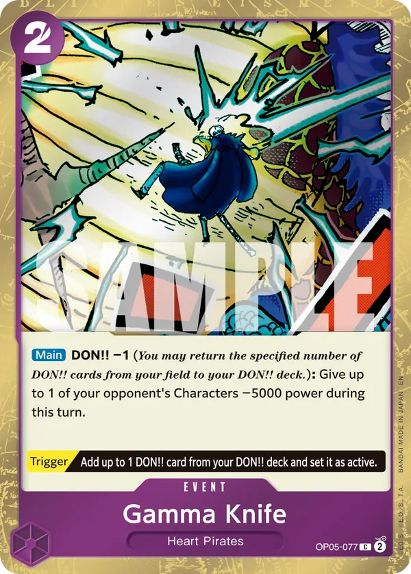 Gamma Knife OP05-077 Pirate Foil