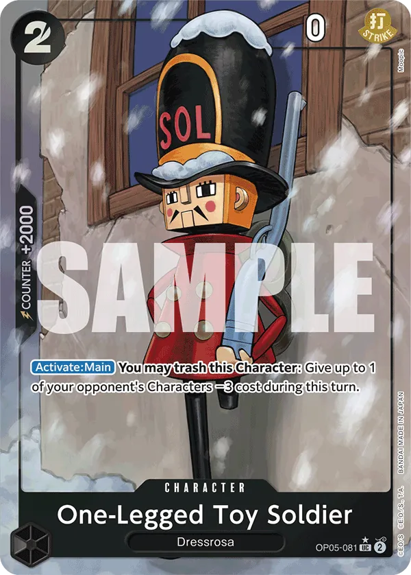 One-Legged Toy Soldier OP05-081 Full Art