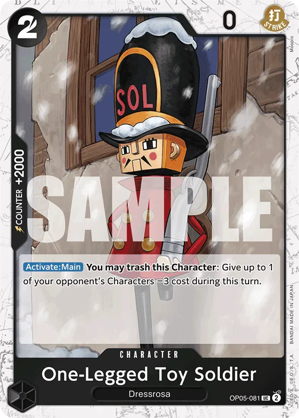 One-Legged Toy Soldier OP05-081 Pirate Foil