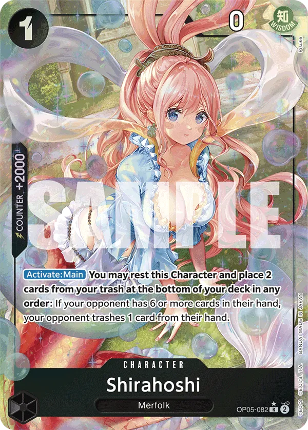 Shirahoshi OP05-082 Alternate Art