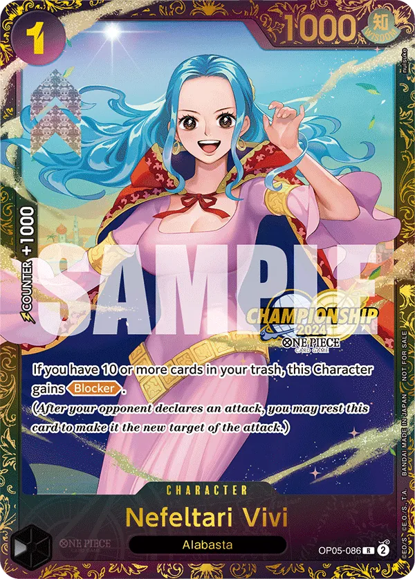 Nefeltari Vivi OP05-086 Alternate Art