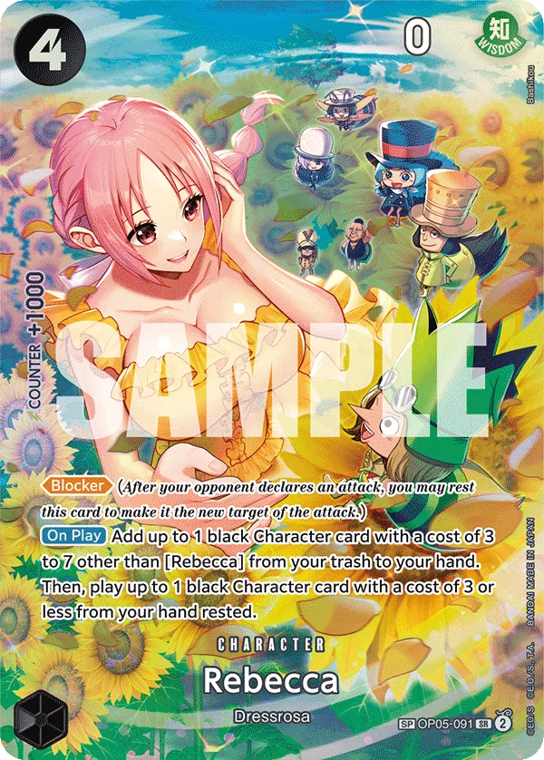 Rebecca OP05-091 Alternate Art