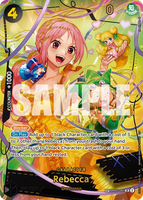 Rebecca OP05-091 Alternate Art