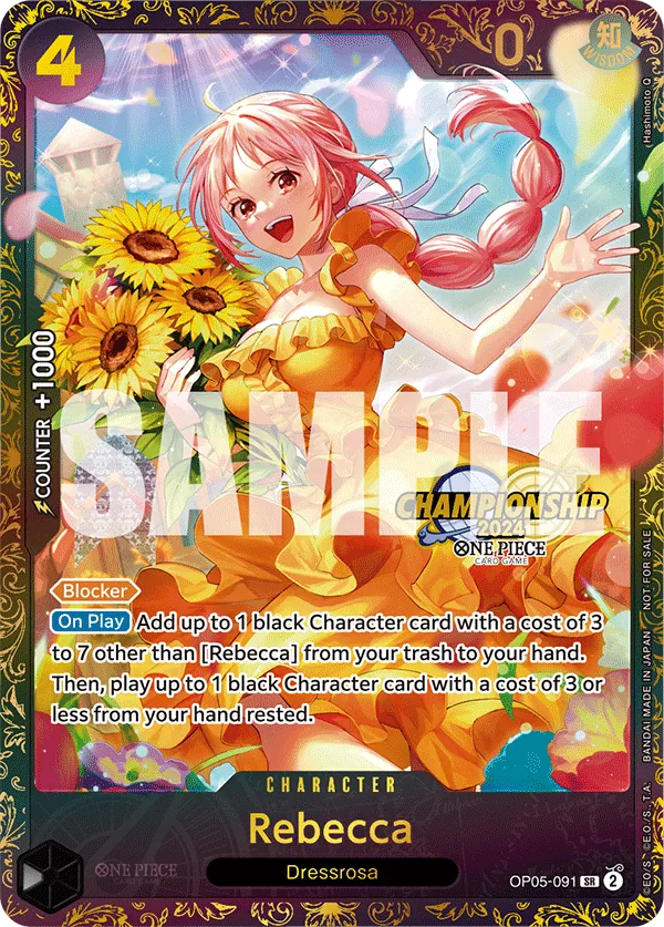 Rebecca OP05-091 Alternate Art