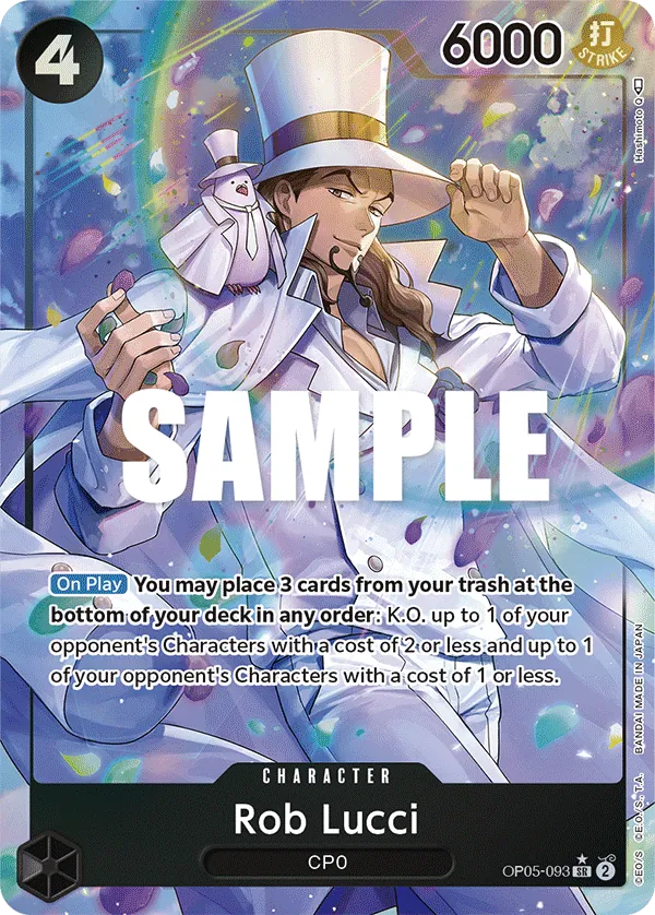Rob Lucci OP05-093 Parallel