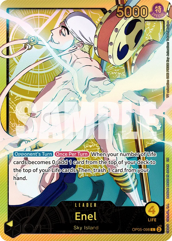 Enel OP05-098 Alternate Art