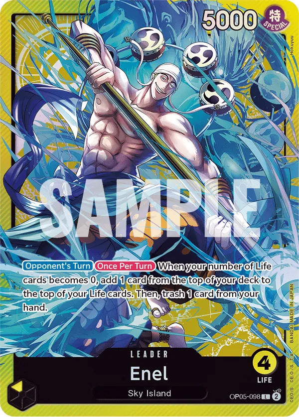 Enel OP05-098 Alternate Art