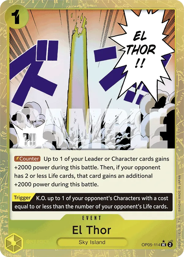 El Thor OP05-114 Alternate Art