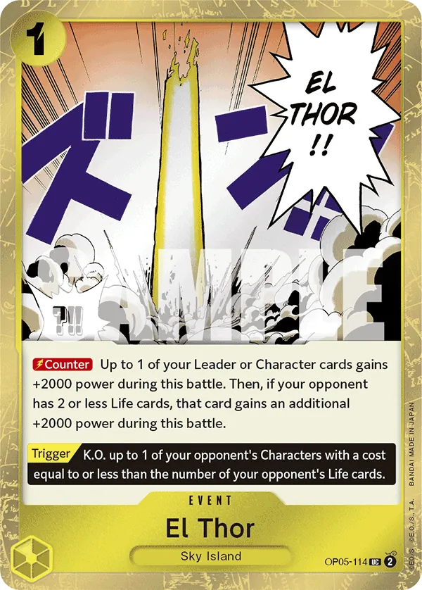 El Thor OP05-114 Pirate Foil