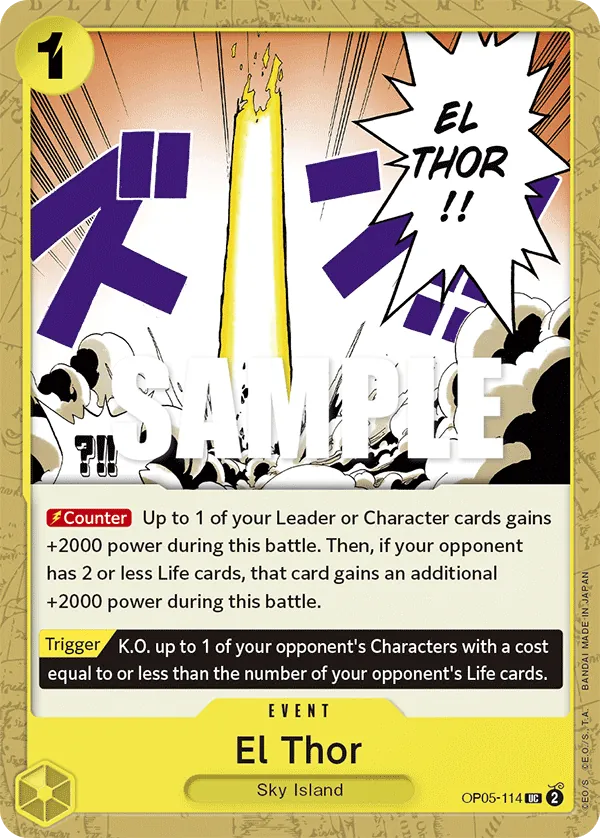El Thor OP05-114 Reprint