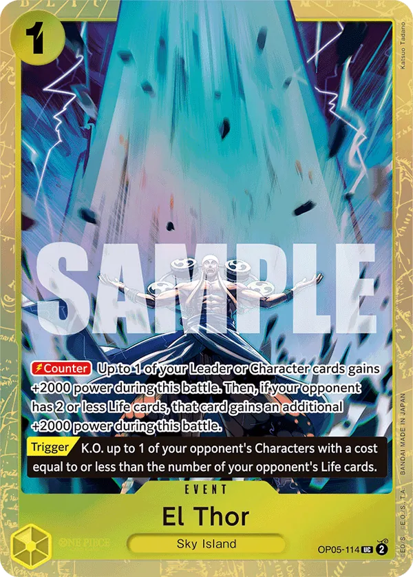 El Thor OP05-114 Alternate Art
