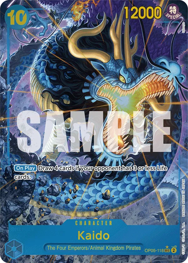 Kaido OP05-118 Alternate Art