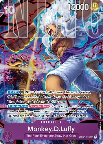 Monkey.D.Luffy OP05-119 Alternate Art