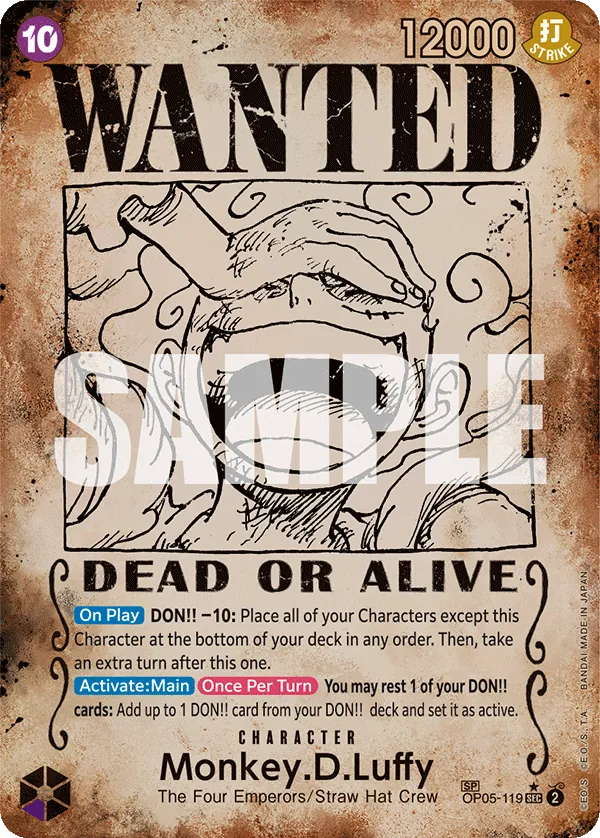 Monkey.D.Luffy OP05-119 Alternate Art