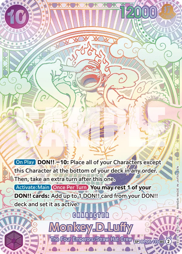 Monkey.D.Luffy OP05-119 Alternate Art