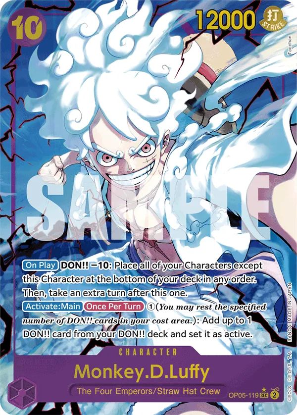 Monkey.D.Luffy OP05-119 Alternate Art