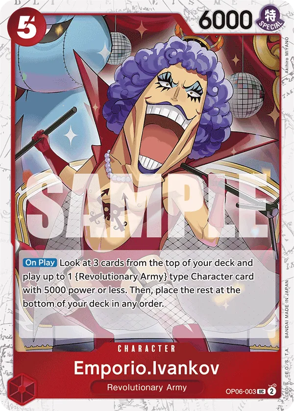 Emporio.Ivankov OP06-003 Pirate Foil