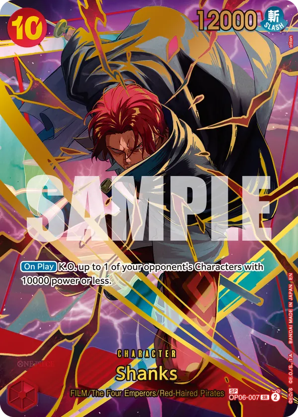 Shanks OP06-007 Alternate Art