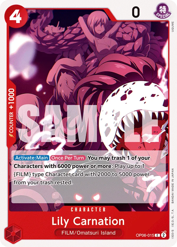 Lily Carnation OP06-015 Normal