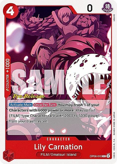 Lily Carnation OP06-015 Normal