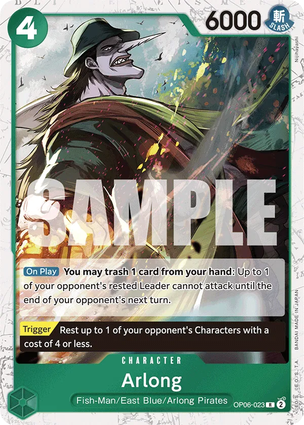Arlong OP06-023 Pirate Foil